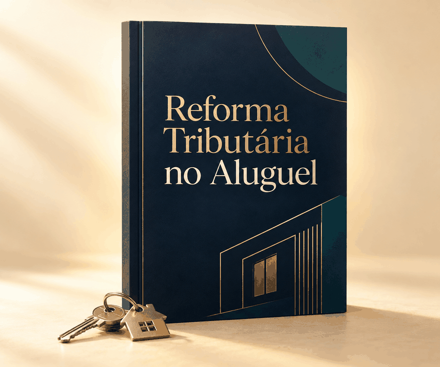 Capa do guia Reforma Tribut&aacute;ria no Aluguel